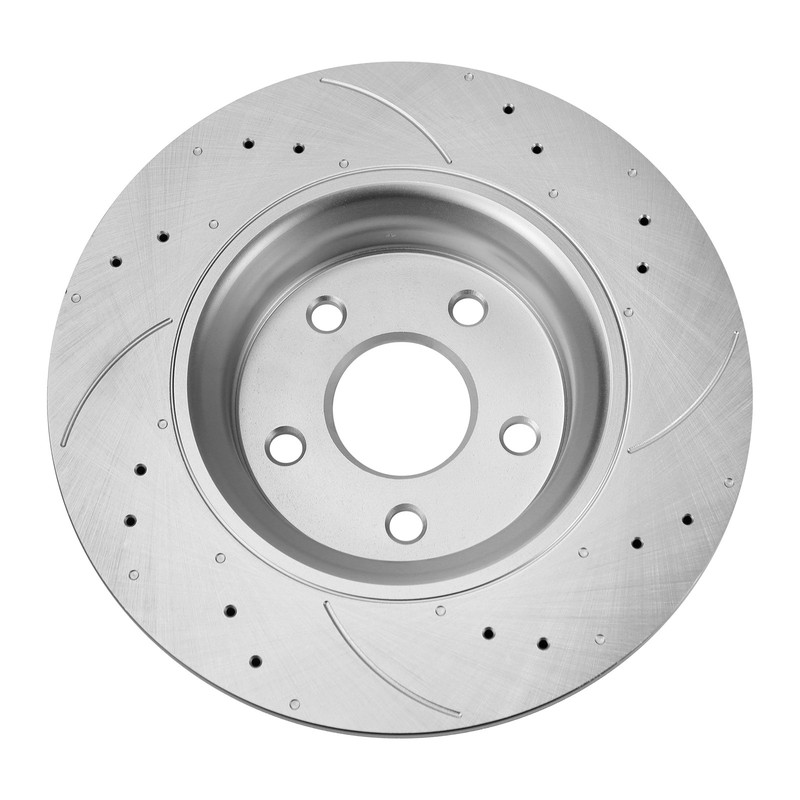 Front Rear Drilled Rotors Brake Pads for 12-20 Dodge Durango Jeep Grand Cherokee gallery