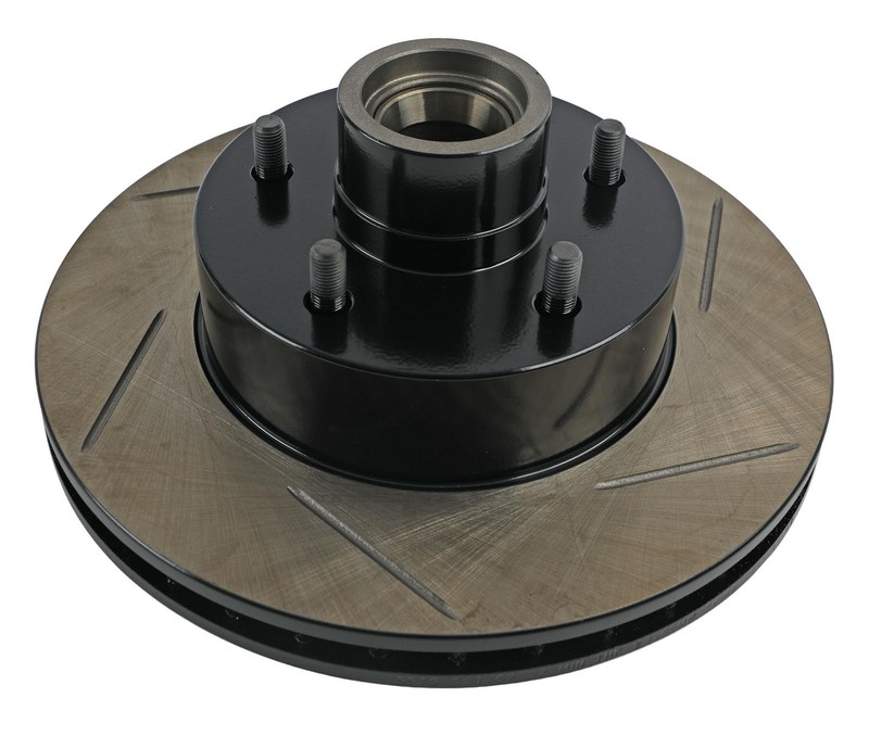 StopTech Brake Rotor Iron Black E-Coat Slotted GM Each 126-62002SL