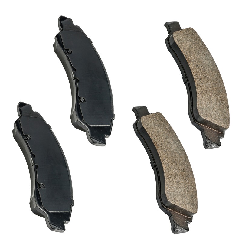 Plain Brake Rotor & Ceramic Pads Front For 2005-2018 GMC Sierra 1500 55097+D1363 gallery