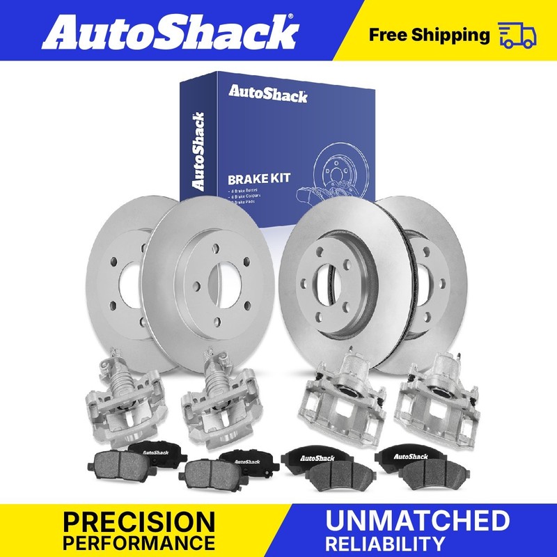 Front Rear Brake Rotors Ceramic Pads Calipers for Buick, LaCrosse 2005-2009