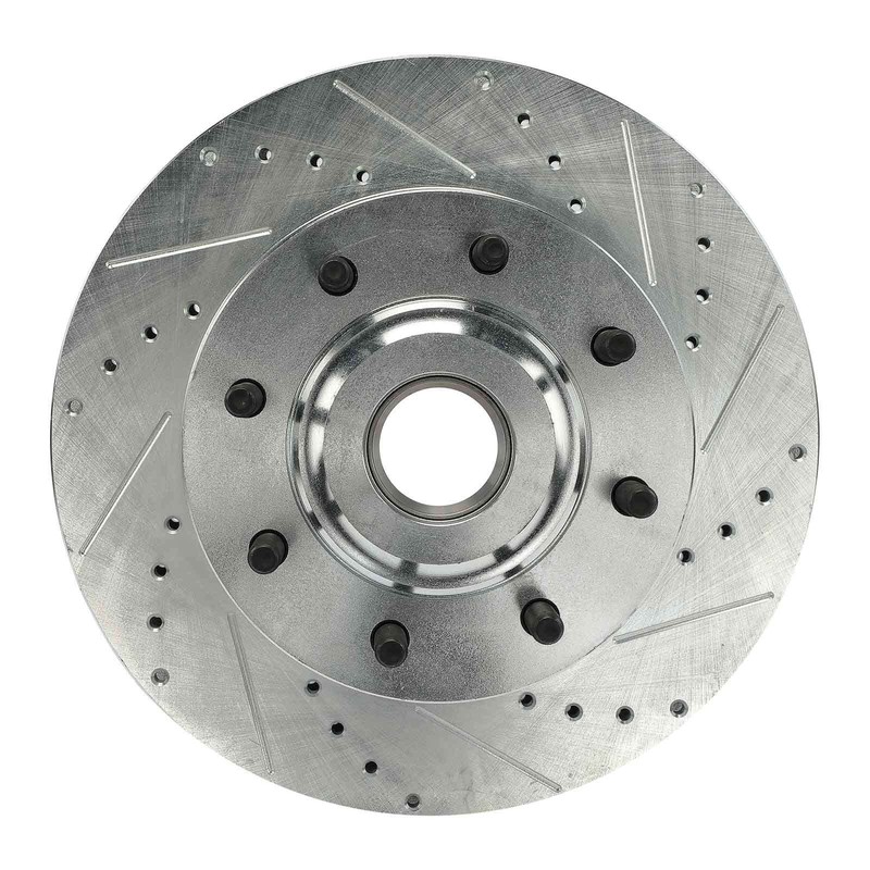 Drilled Brake Rotor & Ceramic Pad Front for Ford F-250 F-350 Super Duty 05-07 gallery