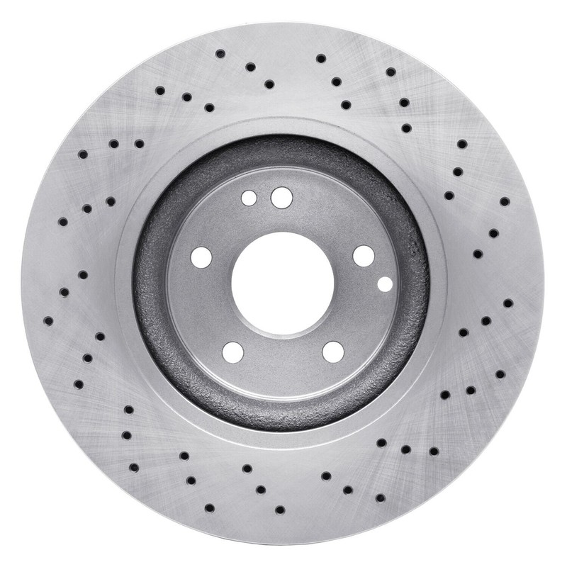For Mercedes-Benz SLK350 05-11 R1 Concepts Drilled 1-Piece Front Brake Rotor gallery