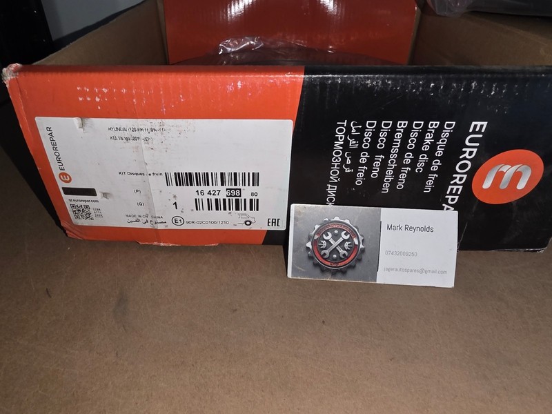 Genuine Eurorepar Hyundai IX20 Kia Venga 10 - 19 Rear Brake Discs Set 1642769880 gallery