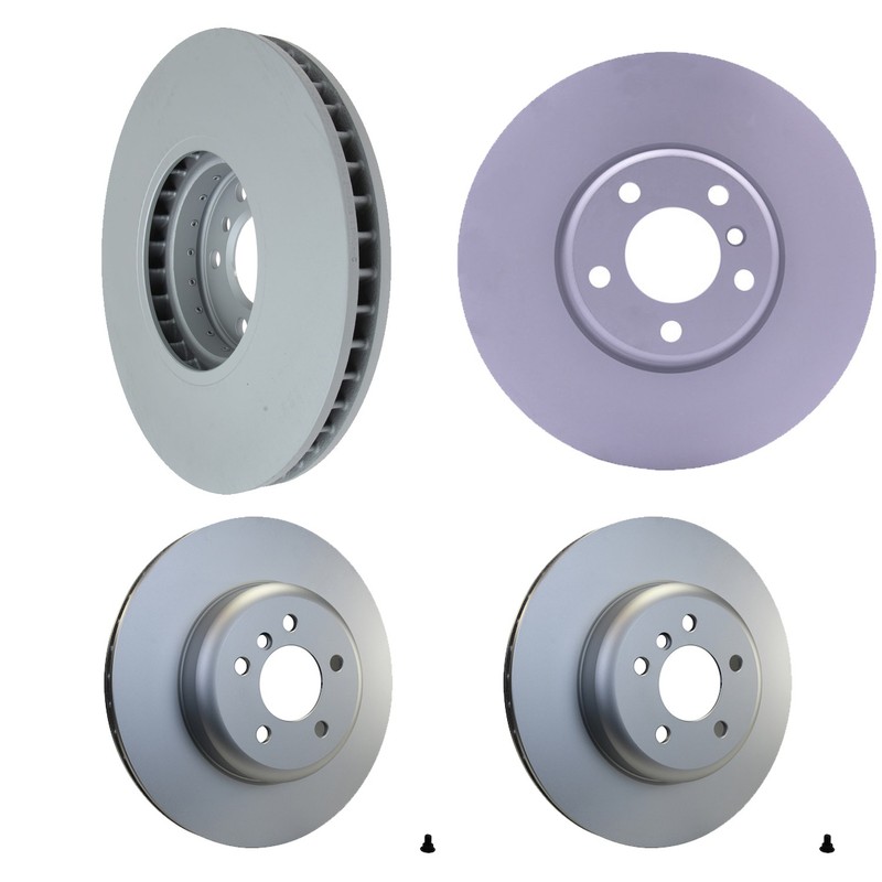 Hella Front 348mm Rear 345mm Rotors Disc Brake Rotor Kit For F12 F13 650i xDrive