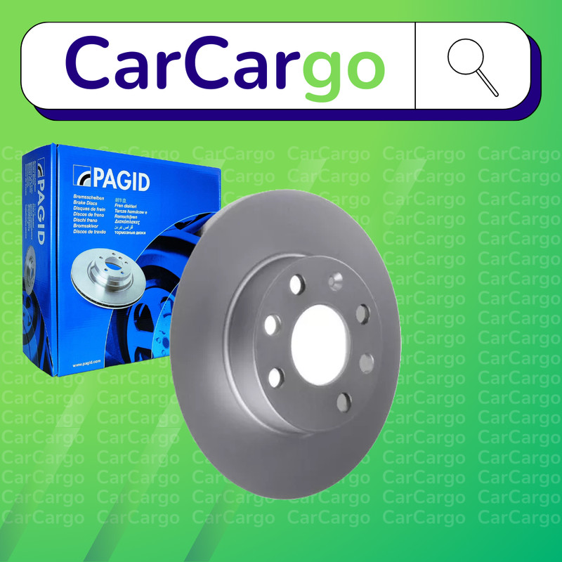 Pagid Solid Front Brake Discs Pair For Opel Kadett 1.4 i 1990-1994 236 mm