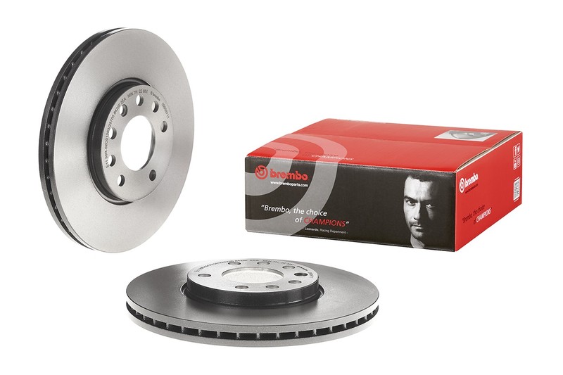 Brembo Front Left or Right Coated Vented 288mm Brake Disc Rotor for Saab Saturn