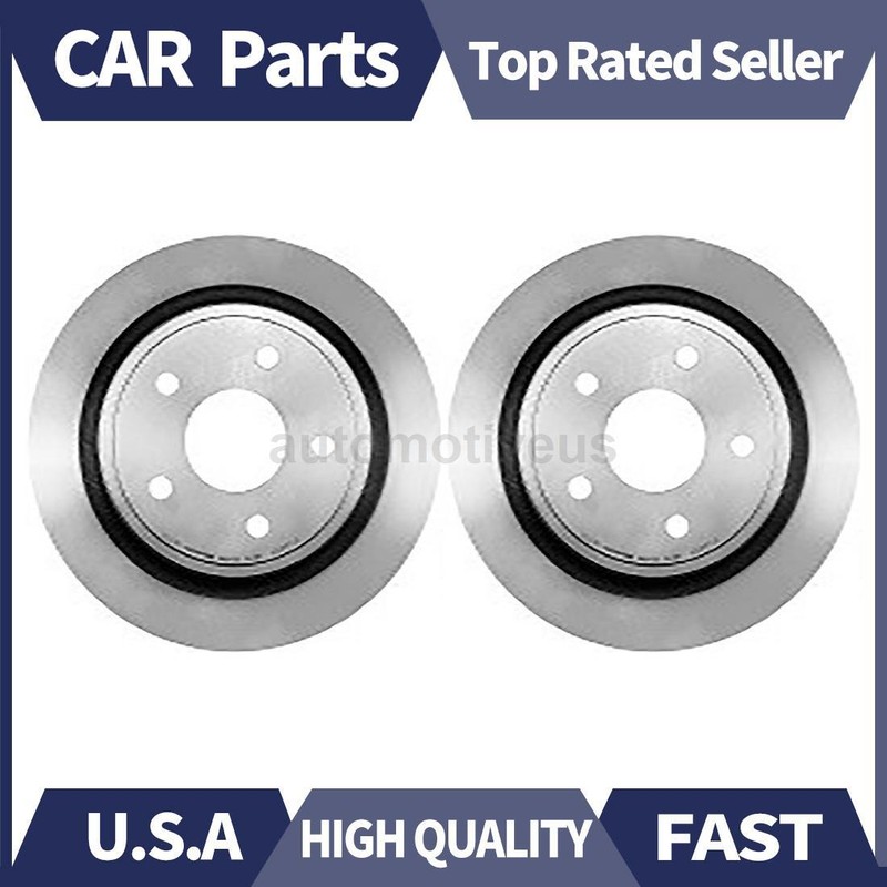 Rear Disc Brake Rotor 2 X Brembo For Dodge 2002-2010