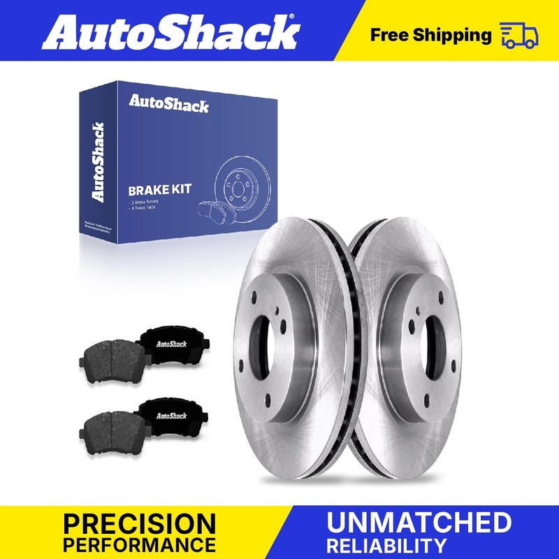 Front Brake Rotors Premium Ceramic Pads for 2011-2019 Ford Fiesta