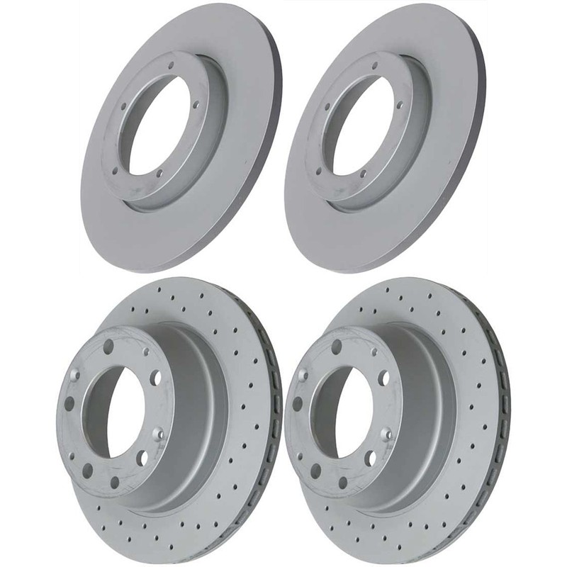 SET-452460100520-B Zimmermann Brake Discs 4-Wheel Set Front & Rear for 911 1969