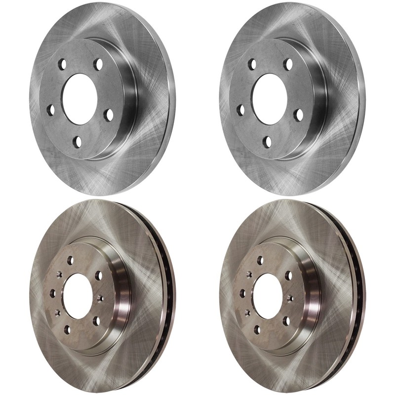 Front & Rear Brake Disc Rotors for Chevy Chevrolet Impala Limited 2014-2016