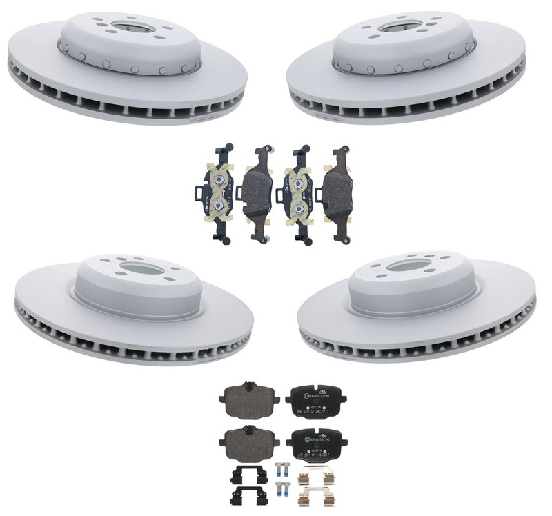 Custom Kit – DFC Front and Rear Brake Kit Disc Rotors and Pads For BMW