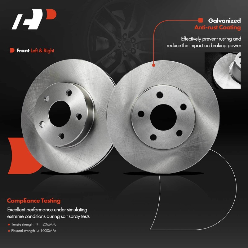 2pcs Front Disc Brake Rotor for Chevrolet Cavalier Pontiac Grand Am Buick Olds gallery
