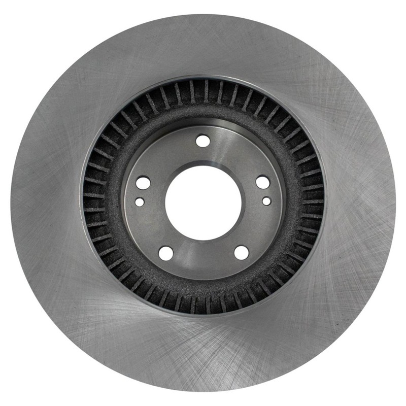 TRQ Front LH & RH Side Brake Rotor Pair for Hyundai Santa Fe Kia Sorento gallery