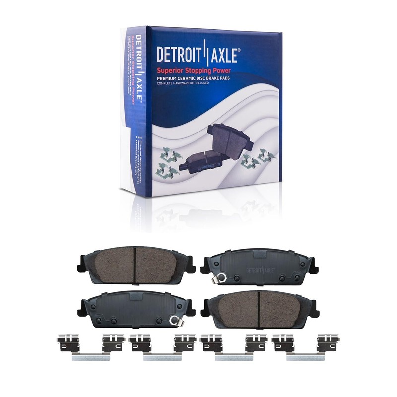 Rear Drilled Rotors + Brake Pads for Chevy GMC Silverado Sierra 1500 Tahoe Yukon gallery