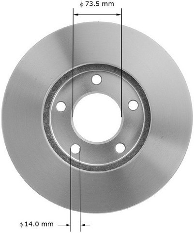 Bendix Premium Drum And Rotor Disc Brake Rotor P N Prt1576