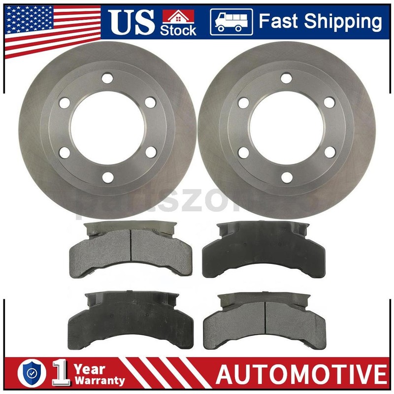 Front Brake Rotor Brake Pad 3PC for Ford LN9000 10.0L 1984 – 1997