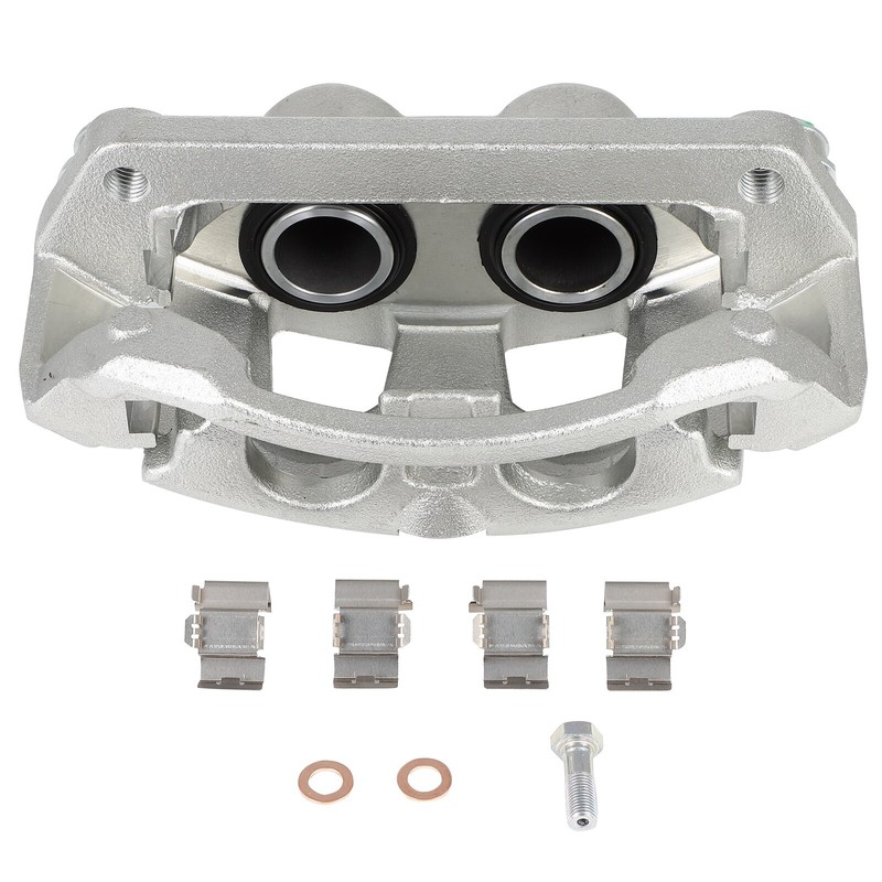 Rear Left Right Brake Calipers Pair For 13-19 Ford F-250 Super Duty w/ Bracket gallery