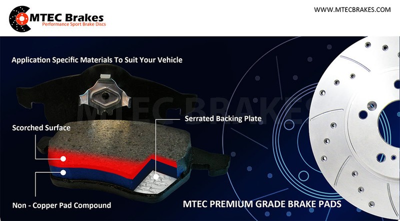 MTEC Brakes Signum 1.8 1.9 2.0 2.2 03-08 Front Rear Left Right Brake Discs gallery