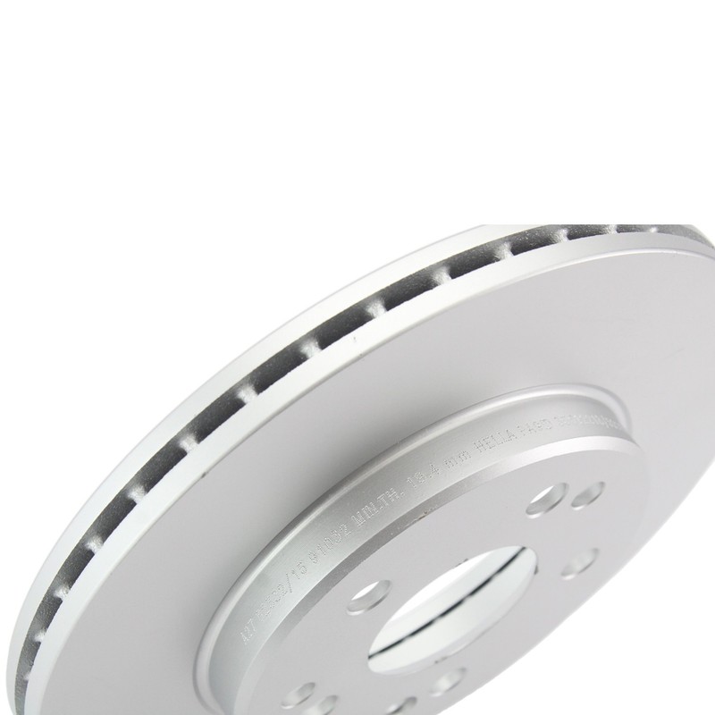 Hella 284mm Front Coated Disc Brake Rotor For Mercedes W201 C124 R107 W124 gallery