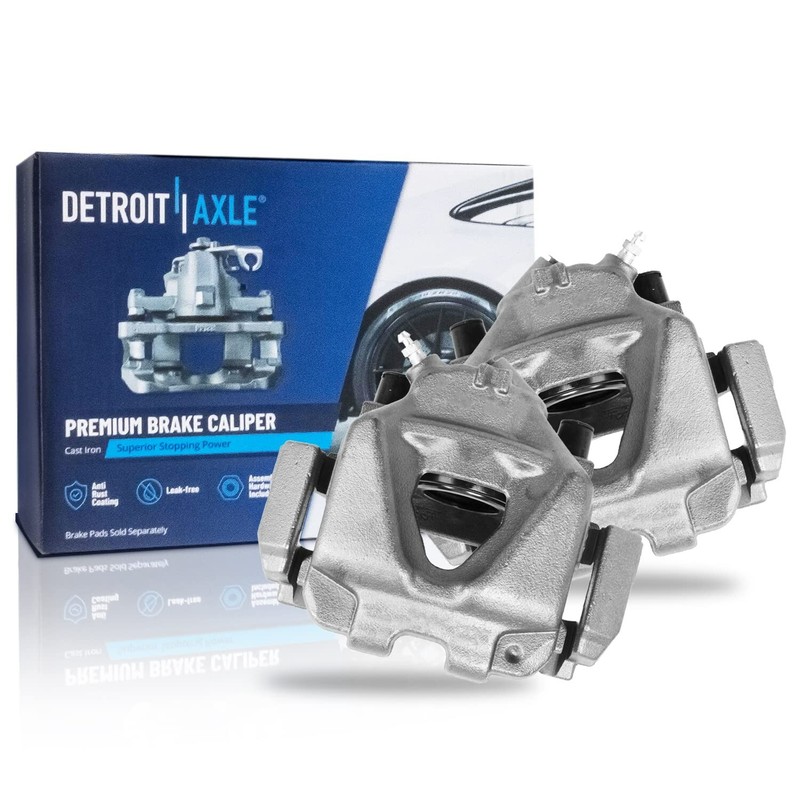 6pc Front Rotors Calipers w/Bracket Brake Pads for BMW 323i 328i xDrive 328xi X1 gallery