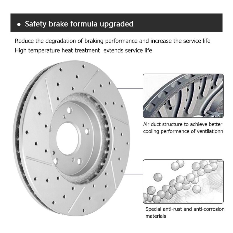 310mm Rear Disc Brake Rotors For 2017 2018 2019 2020 2021 2022 2023 Honda Cr-V gallery