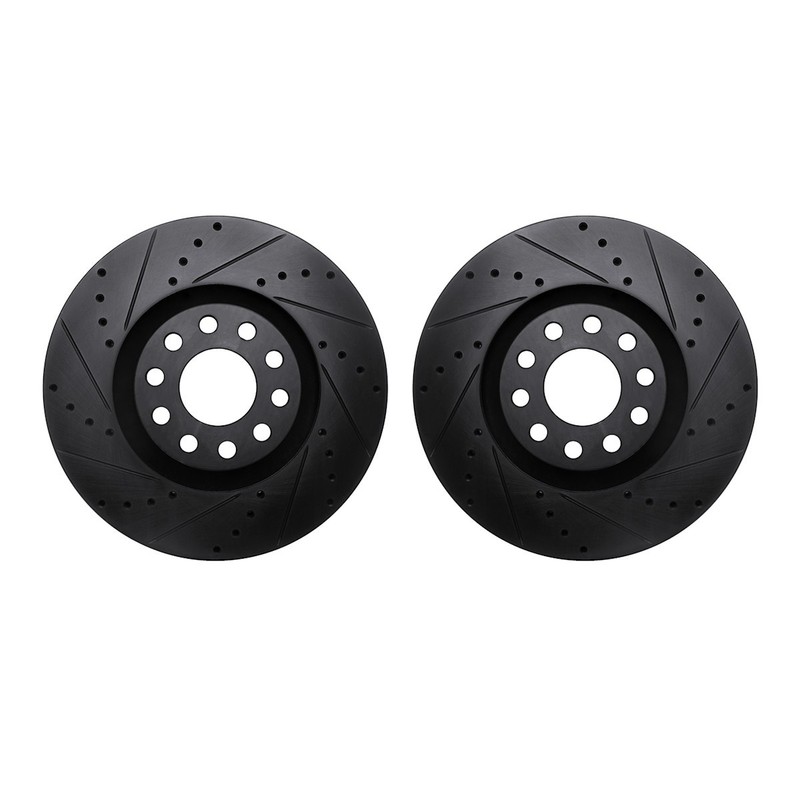 WHPN1-73024 R1 Concepts 2-Wheel Set Brake Discs Front for Audi A8 Quattro 00-03