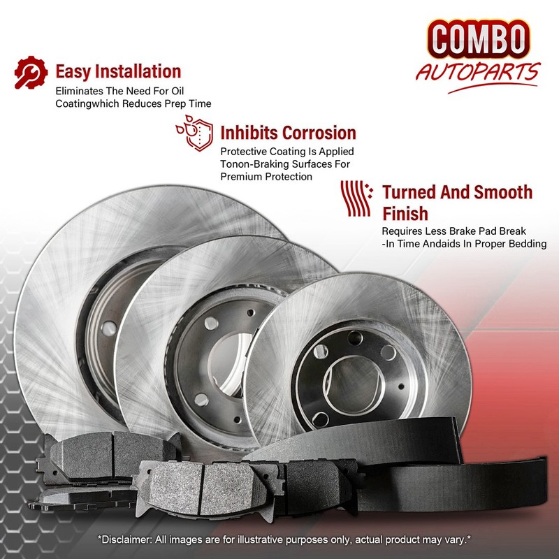 Front Disc Brake Rotors Fits 2009 2010 2011 2012 2013 2014 2015 Mini Cooper gallery