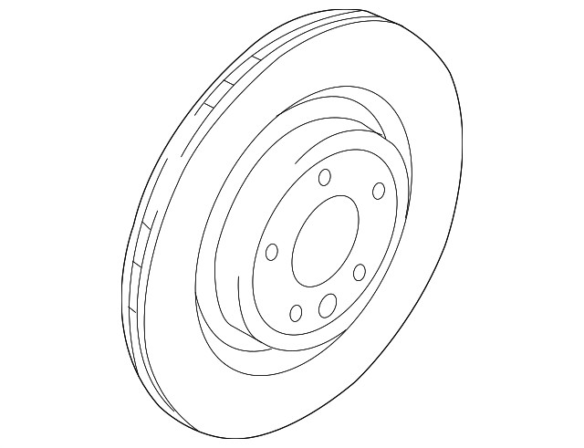 Genuine Land-Rover Disc Brake Rotor LR161898 gallery