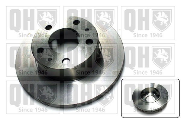 2x Brake Discs Pair Solid Rear 276mm BDC5236 Quinton Hazell Set 2991646 7182299 gallery