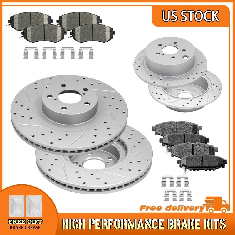 Front Rear Brake Rotor Pads For 2013-2018 Subaru XV Crosstrek Forester Crosstrek