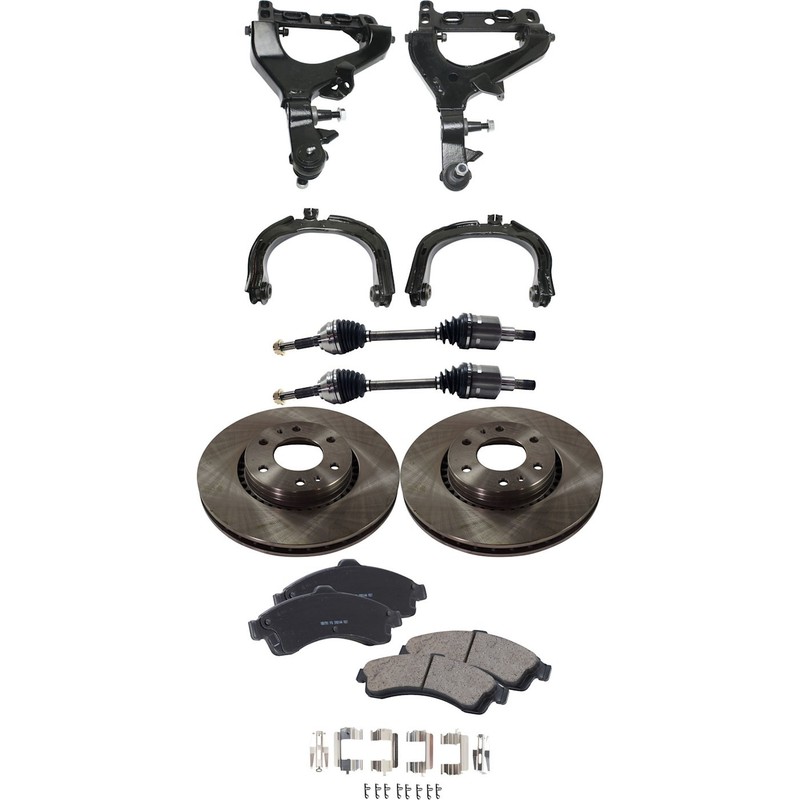Control Arm Kit For 2003 Isuzu Ascender Front Left and Right Upper and Lower 4WD
