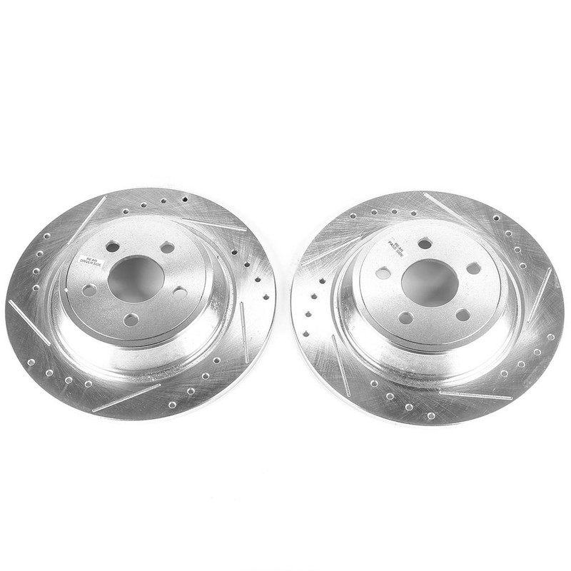 PowerStop Disc Brake Rotor Set - Fits Ford Edge 2015-2020, Ford Fusion 2017-2019 gallery