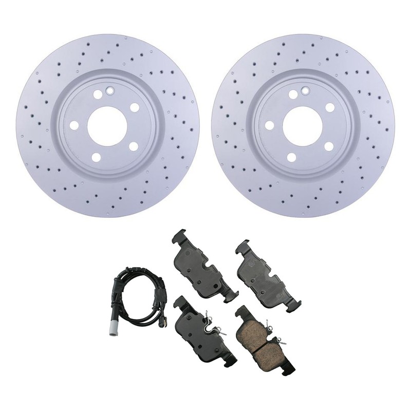 Hella Rear Rotor Akebono EURO Ceramic Disc Brake Pad Kit For F57 Cooper I01 i3s