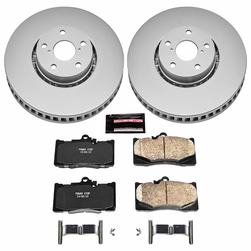 CRK4633 Powerstop Brake Disc and Pad Kits 2-Wheel Set Front for Lexus IS350 gallery