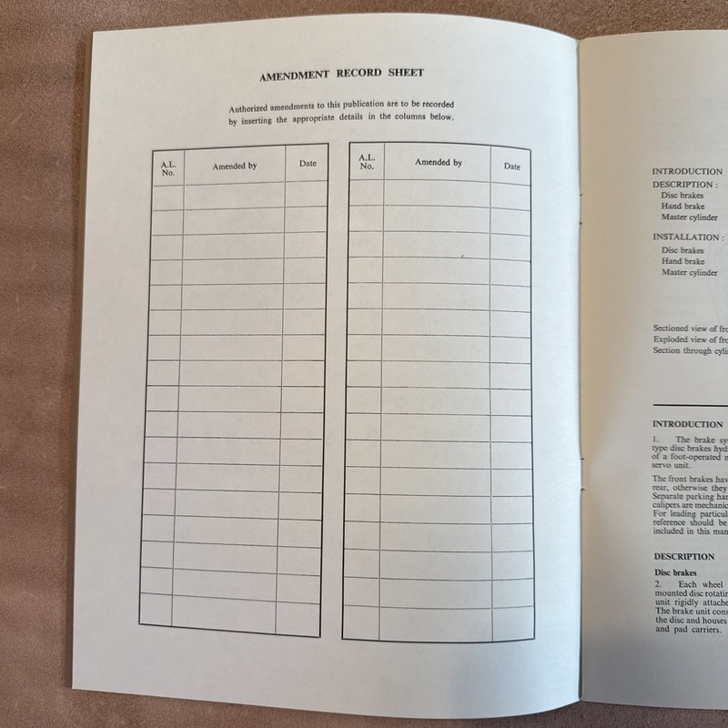 Dunlop Disc Brakes Maintenance Notes Print gallery