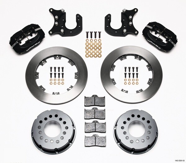 Wilwood Rear Drag Brake Kit Torino / New Or Old Style Ford Ends (2.50 Offset) gallery
