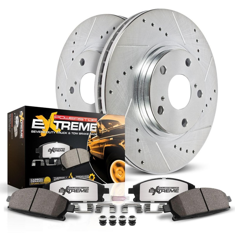 PowerStop Z36 Truck & Tow Brake Kit for 02-04 Chevrolet Avalanche 2500 Front gallery