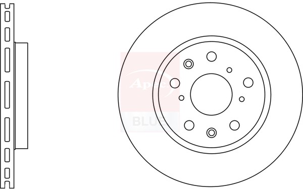 2x Brake Discs Pair Vented fits SUZUKI SWIFT RS 413D 1.3D Front 2005 on 276mm gallery