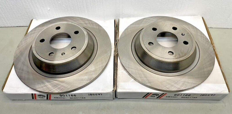 901166 Auto Overstock NOS Disc Brake Rotor Set for REAR – PAIR as shown