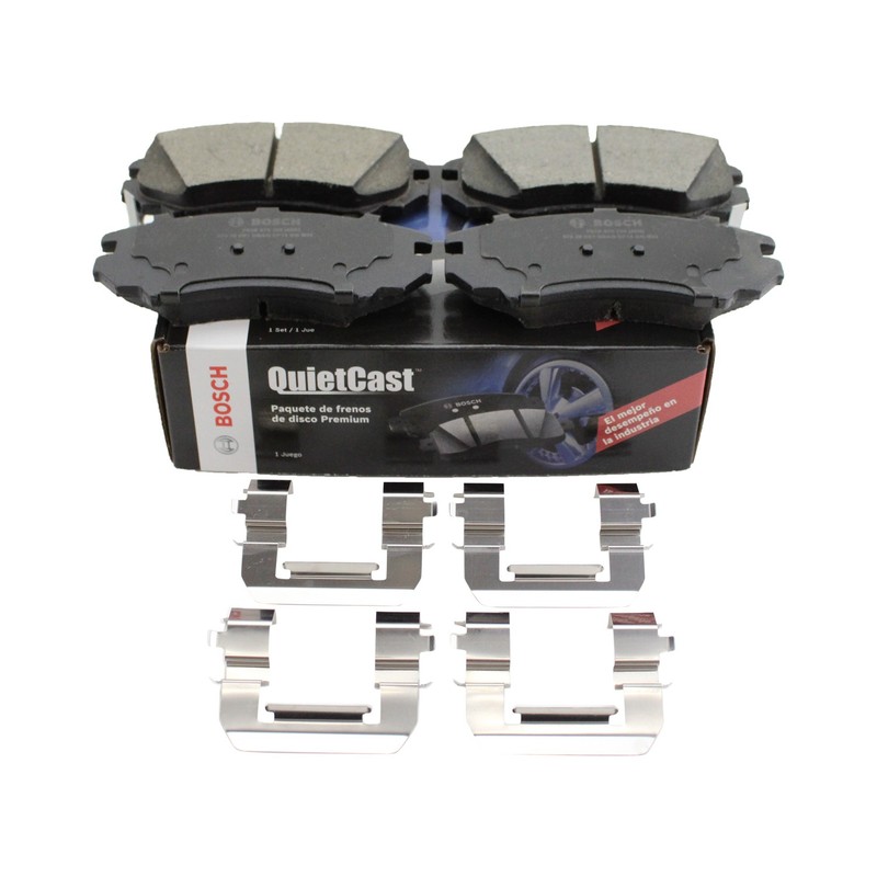 DuraGo Front Rotors Bosch QuietCast Ceramic Disc Brake Pads Kit For Allure 9-5 gallery