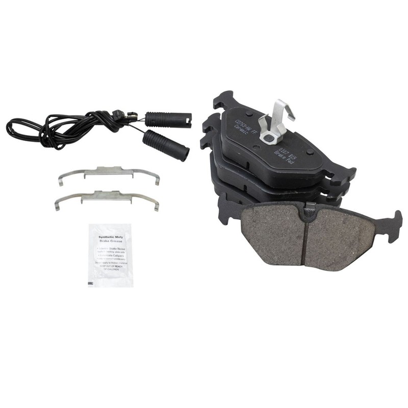 Brake Rotor Drilled Slotted & Ceramic Pad Kit Front & Rear Kit w/Chemicals gallery