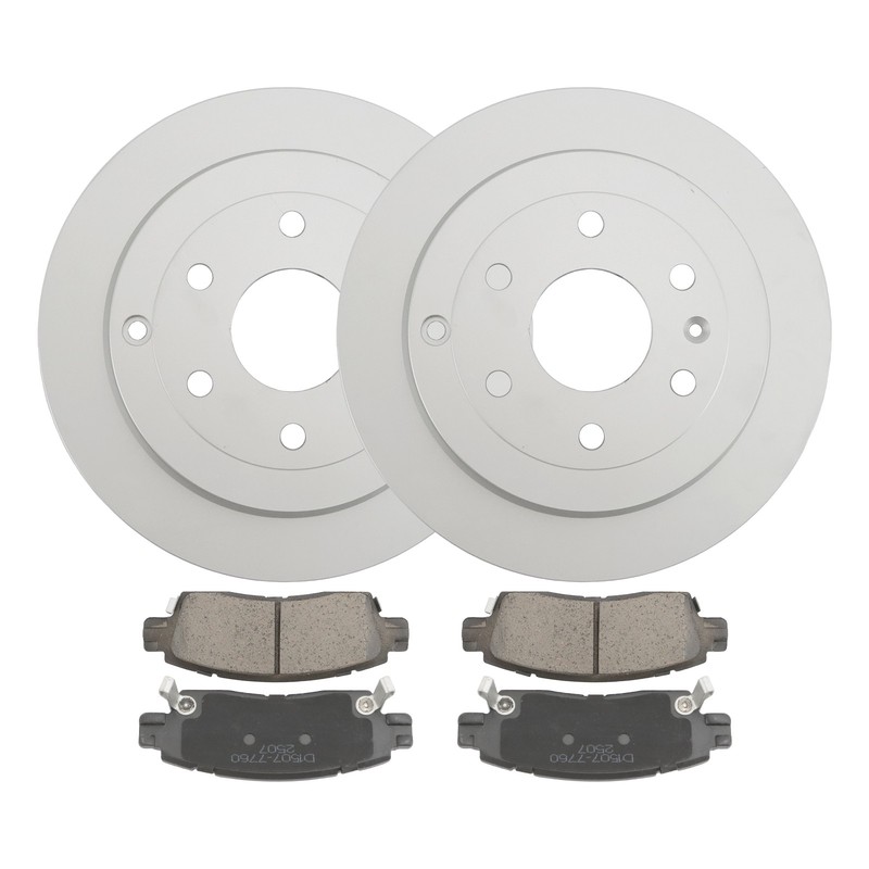 Rear Drilled Disc Rotors Brake Pads for Chevy Traverse GMC Acadia Buick Enclave gallery