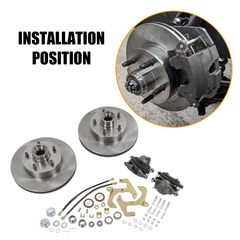 Front Disc Brake Conversion Kit For 1949-1954 Chevy Car 1953-1962 Corvette gallery