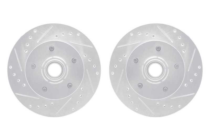 For Chevy Camaro 68-69 R1 Concepts Drilled & Slotted Front Brake Rotor Set gallery
