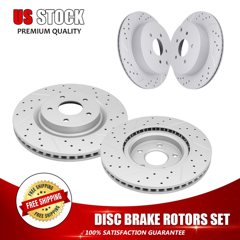 Front&Rear Disc Brake Rotor for 2015-2019 Nissan Murano Pathfinder Infiniti QX60