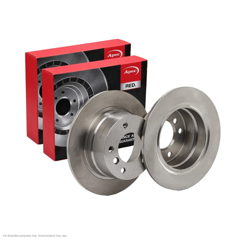 2x APEC Rear Brake Discs For BMW Z3 Roadster (E36) 2.0 i 1999-2003 DSK352