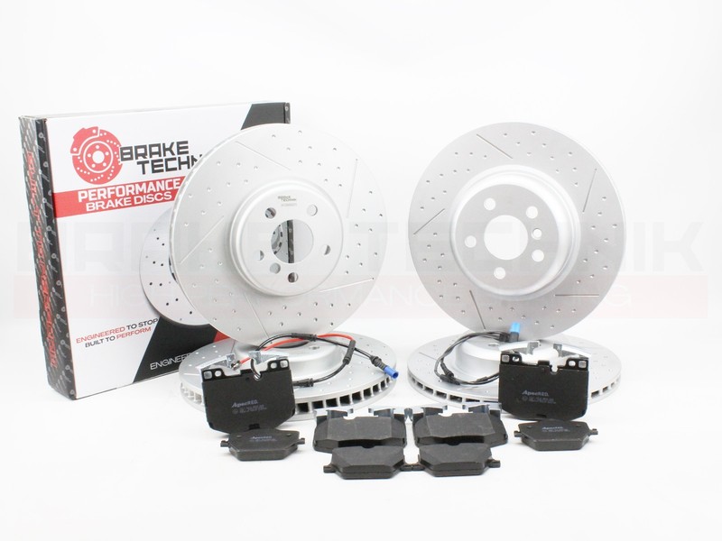 FOR BMW 330E XDRIVE G21 FRONT REAR PERFORMANCE BRAKE DISCS PADS SENSORS
