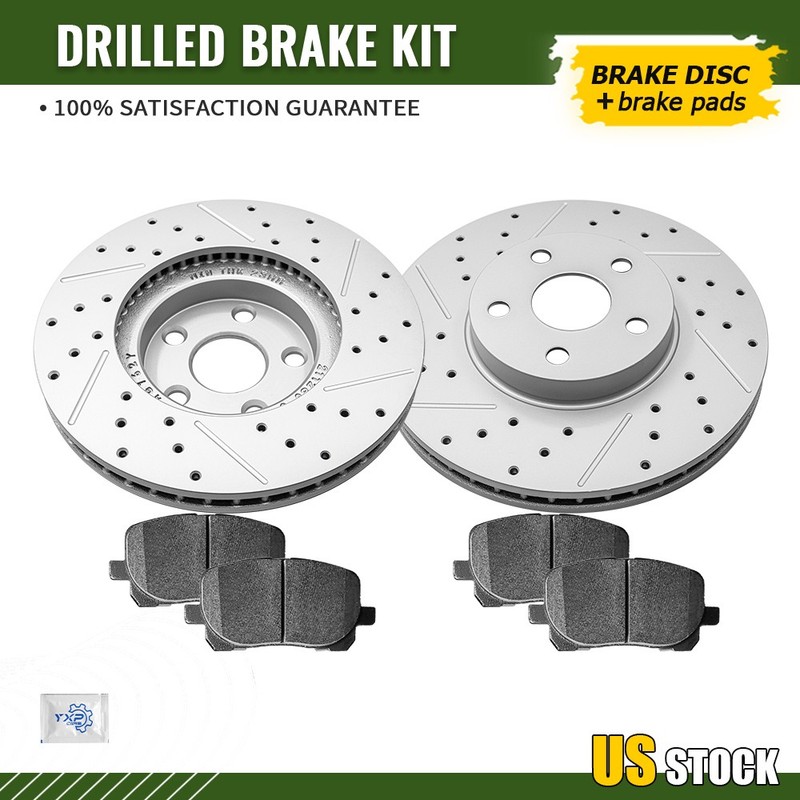 Front Brake Rotors & Pads for 2003 – 2008 Toyota Corolla Matrix Pontiac Vibe