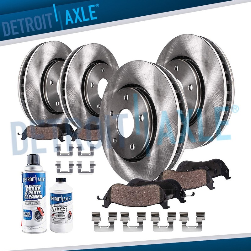 321mm Front & Rear Brake Rotor Ceramic Pad for Regal LaCrosse Chevrolet Malibu