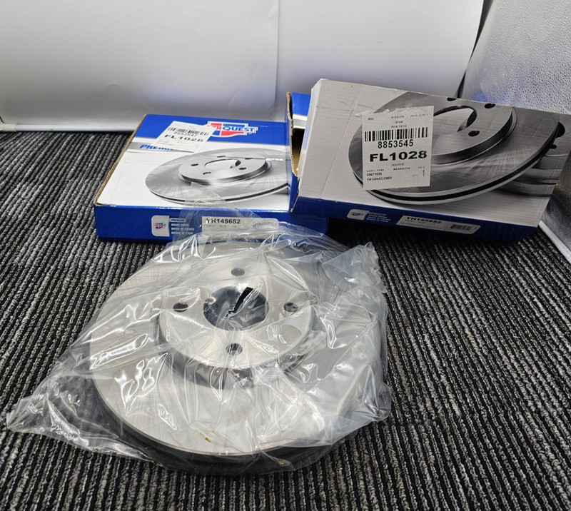 (QTY 2) For 2005-2007 Ford Focus Models Replacement Disc Brake Rotor YH145652